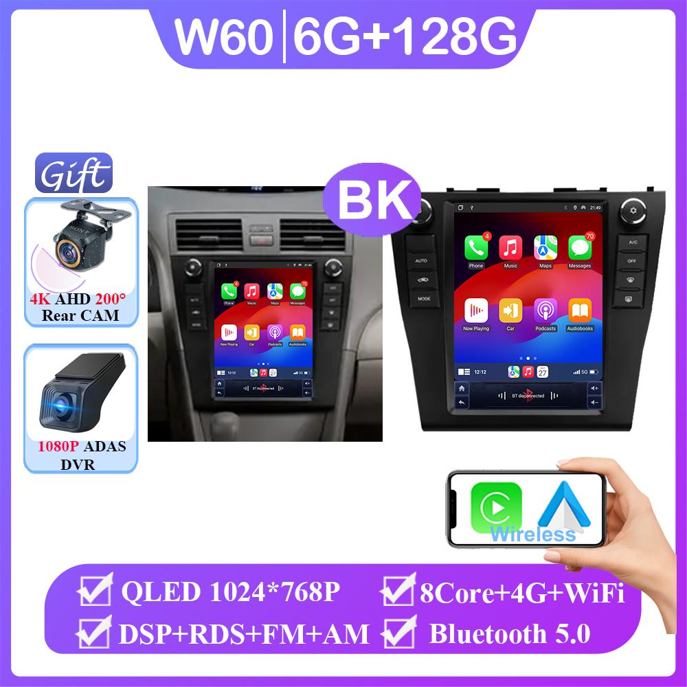 Android 14 9.7 Inch NO 2din Carplay Android Auto For Toyota Camry 6 XV 40 50 2006 - 2011 Car Radio Multimedia Player Navigation