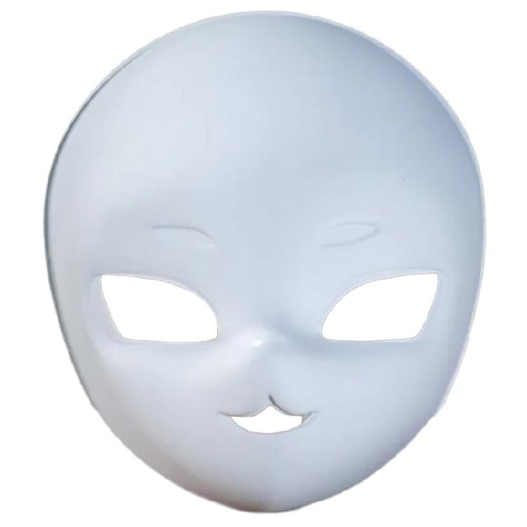Plastic Hand Paint Mask for Halloween Cosplay Party Kid Birthday Supply
