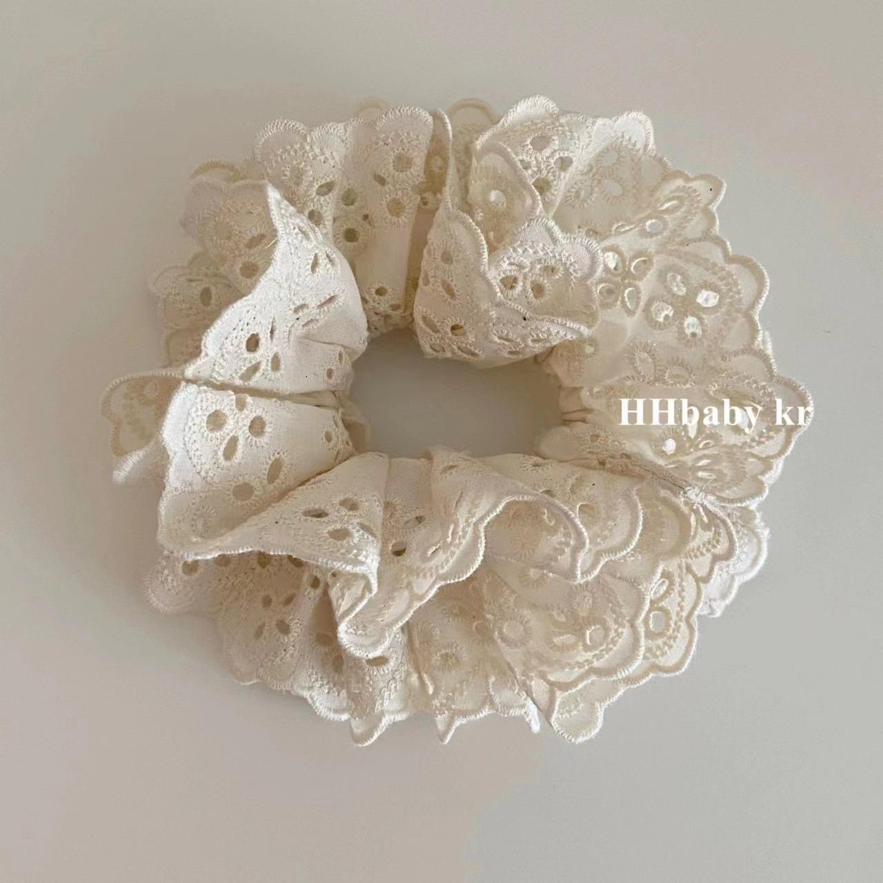 Autumn And Winter Wool Hair Band Sweet Headband Small Gift Plush Large Intestine Ring Fat Intestine Hair Accessories Lace Bow Rubber Band Women