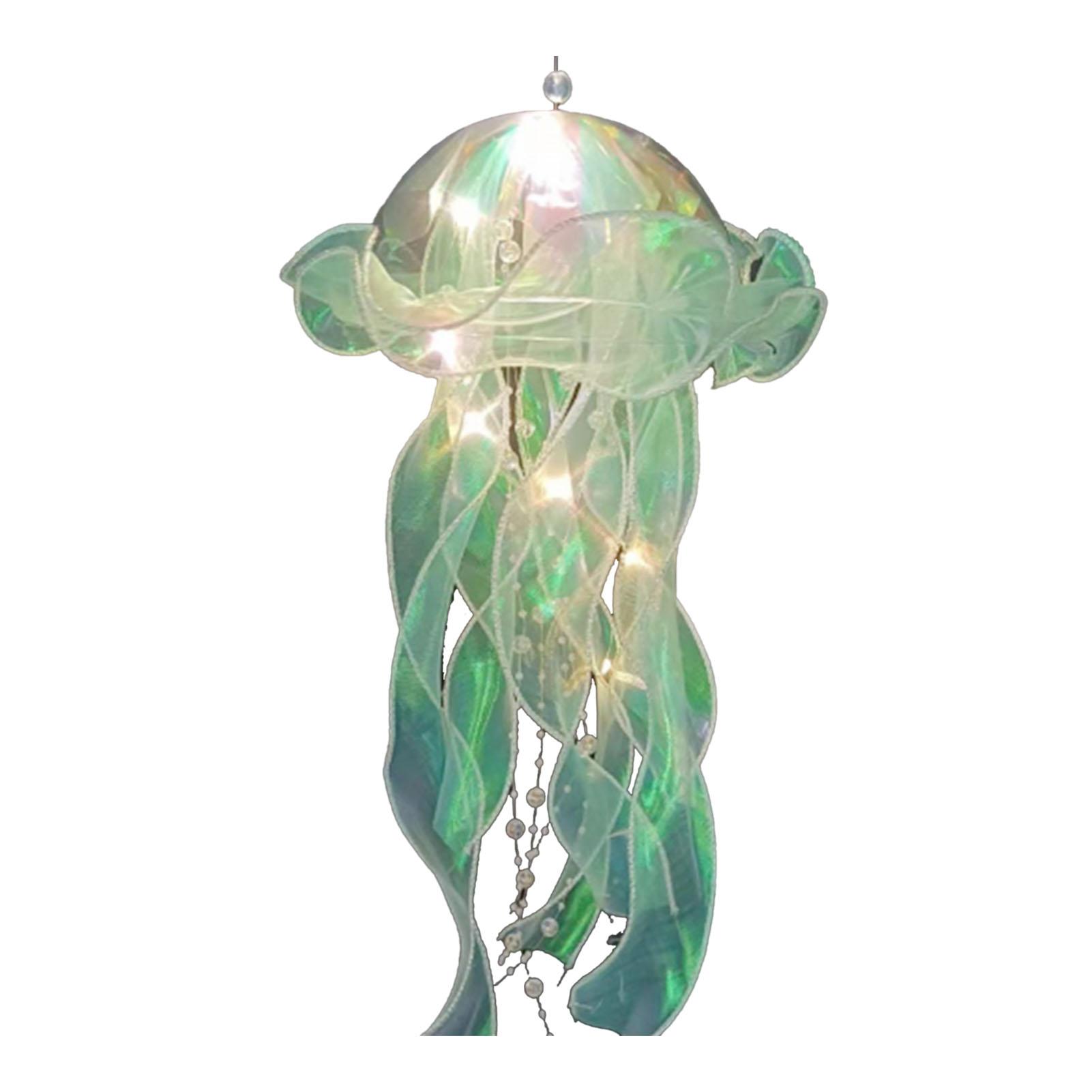 

Медуза лампа ліхтар портативний світиться форма медузи висить креативний нічник для домашнього господарства зелений