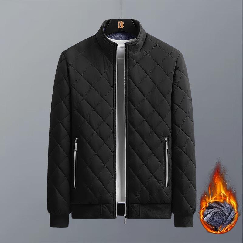Men's Thick Warm Bomber Jacket Coats Autumn Winter Fleece Lined Casual Jacket for Men Slim Fit Winter Clothing Parkas 5XL