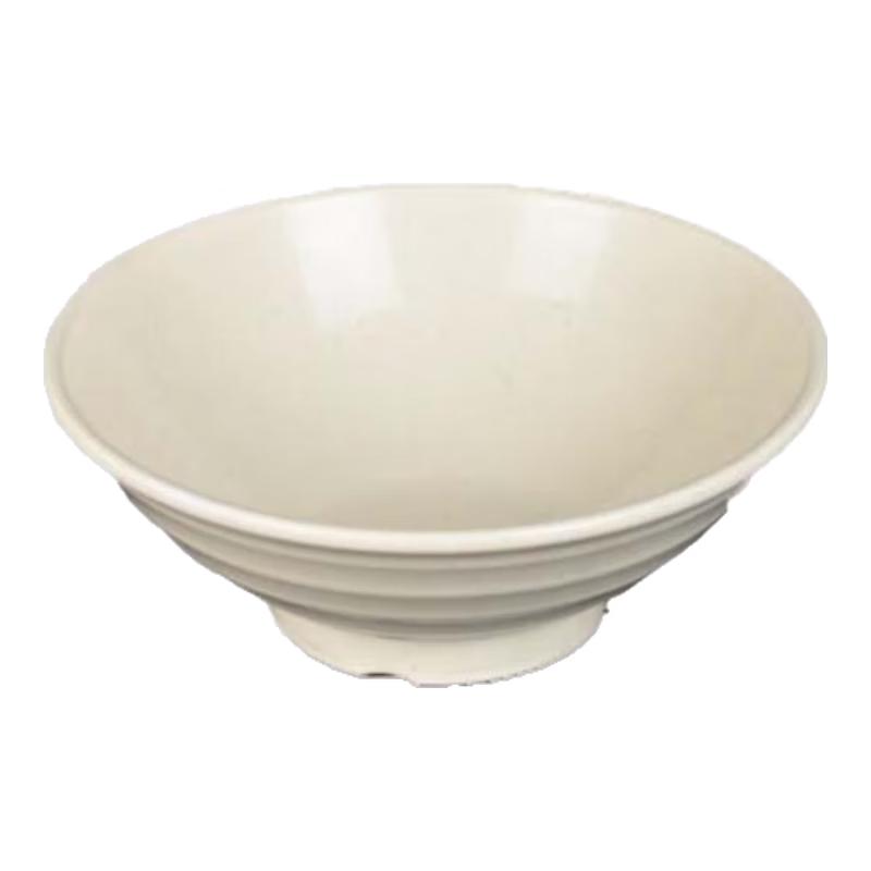 

Huìhuáng White Chinese Style Melamine Noodle and Soup Bowl
