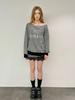 Hety Mini Houndstooth Rose Skirt (Multi)