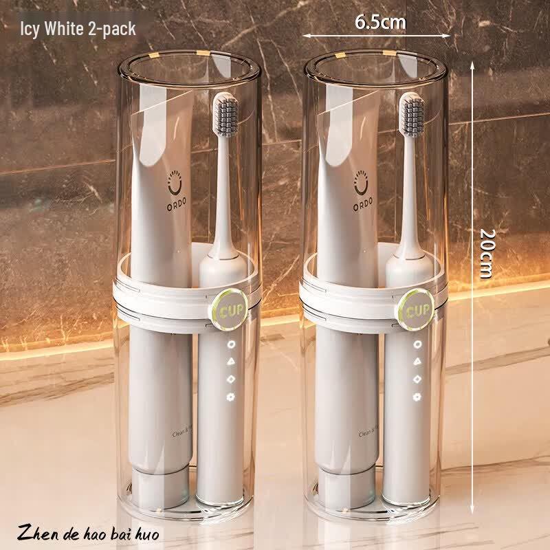 LIEI Portable Travel Wash Cup & Toothbrush Holder