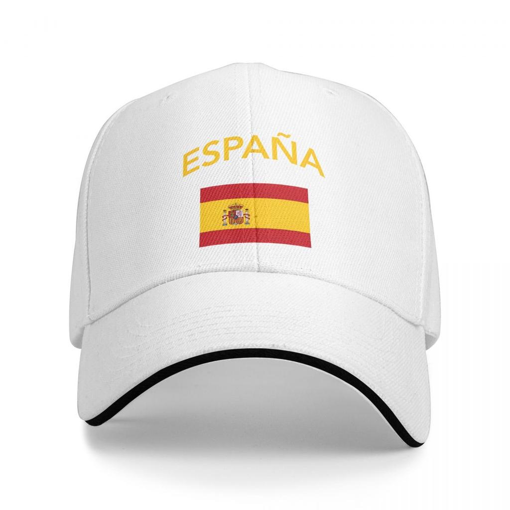 Spain Spanish Flag Casual Baseball Cap Tennis Skate Trucker Hat Summer Wholesale Unisex Women Street Style Baseball Caps