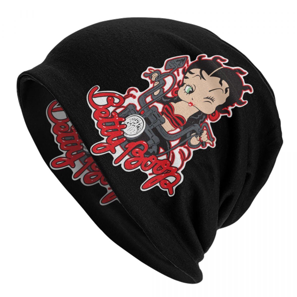 

Шапки-бини с героями мультфильмов «Миссис Буп», женские шапки-бини Bettys, Новое поступление, винтажные шапки с героями мультфильмов One Size