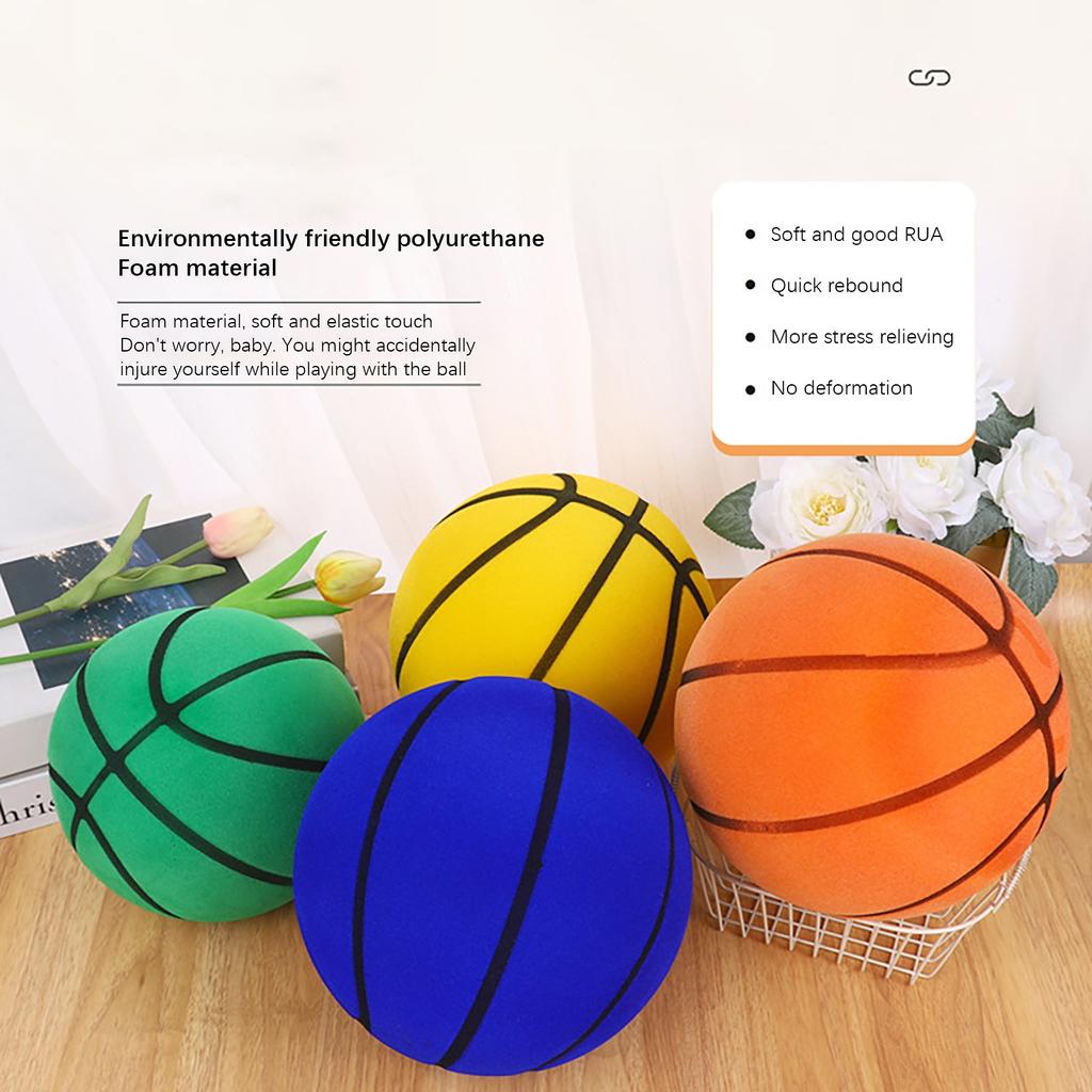 Silent Basketball-Size 3 Upgrade Dribble Dream Silent Basketball, Silent Basketball Dribbling Basketball No Noise, Foam Basketball