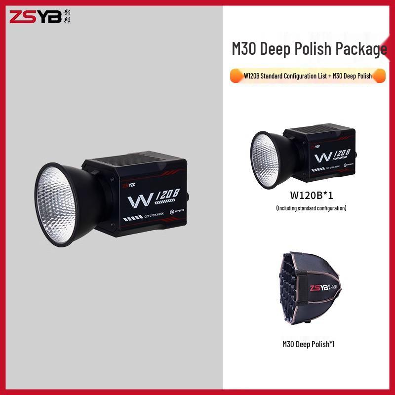 Yingbang W120B Outdoor Live Streaming Pocket Light - 100W Full Color Temperature Soft Light for Photography