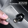 4PCS Car Wheel Tire Valve Caps Tyre Rim Stem Covers For Cadillac Escalade Deville DTS ATS BLS CT4 CT6 CTS EXT SLR SRX XLR XT4