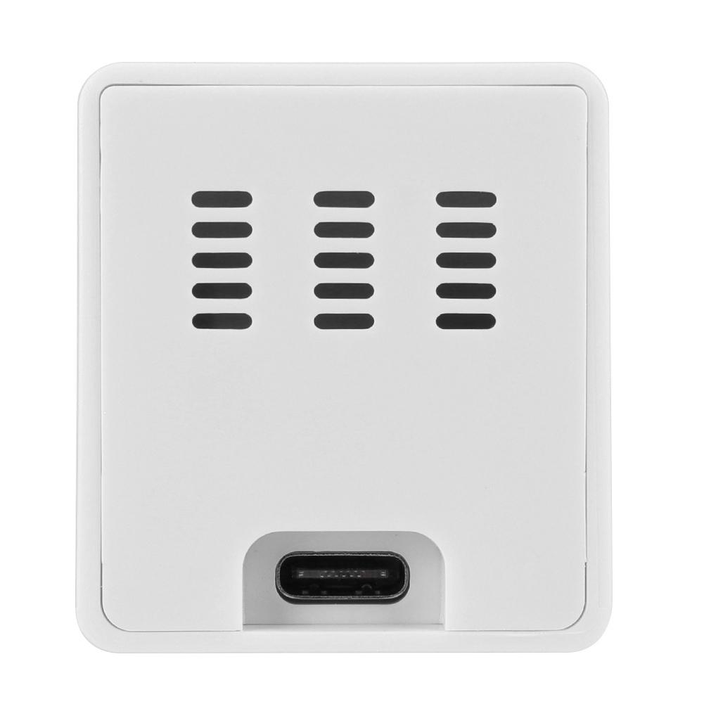 Smart Weather Station Desktop Digital WiFi Clock DIY GIF Animations Desktop Mini Clock for Home Office