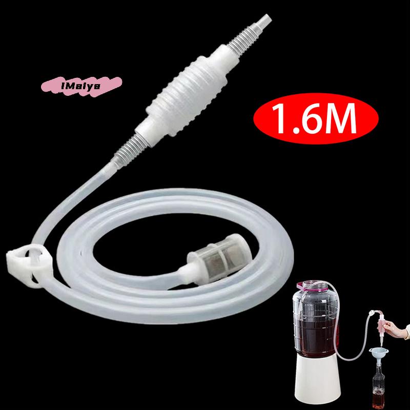 1Pc 1.6m Food-Grade Plastic Brewing Siphon Hose for Wine & Beer Making Homebrew Brewing Tool