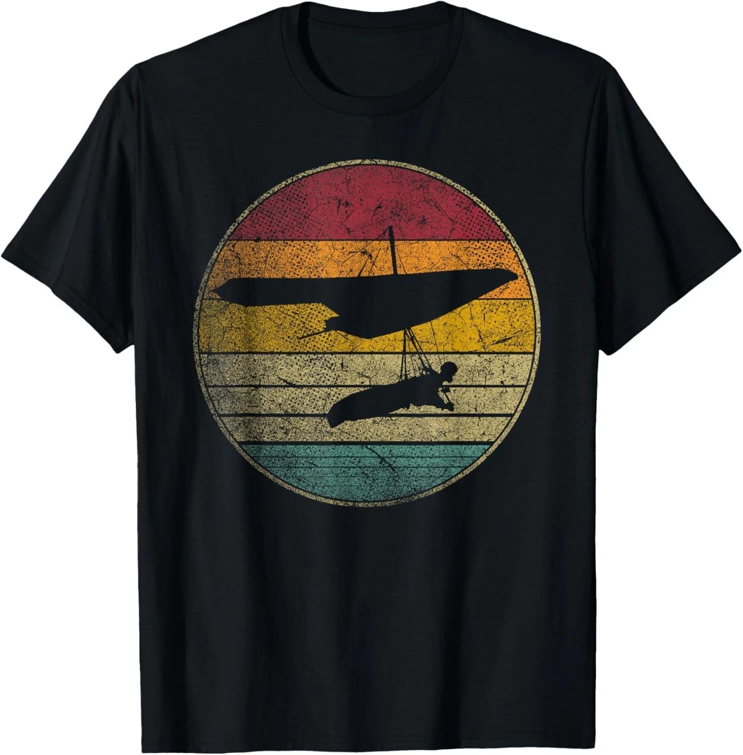 Hang Gliding Glider Gift Shirt Retro Style Vintage 70s 80s Gift Unisex T-Shirt 3XL