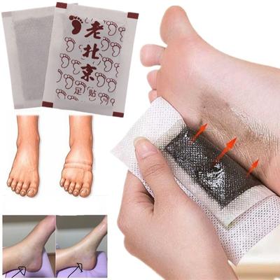 10 Stück/Set Verbessern Sie den Schlaf, entgiften Sie Toxine, selbstklebendes Wermut-Fußpolster-Patch