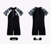 Boys' Fashion One-Piece Sports Swimsuit for Teens - New Style with Square Leg for Training and Hot Springs
