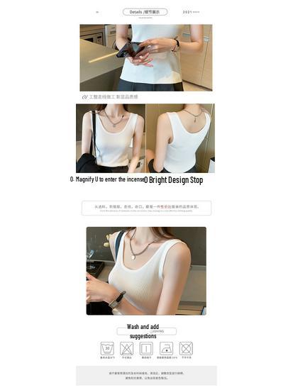 Damen Slim Fit Racerback Camisole Crop Top