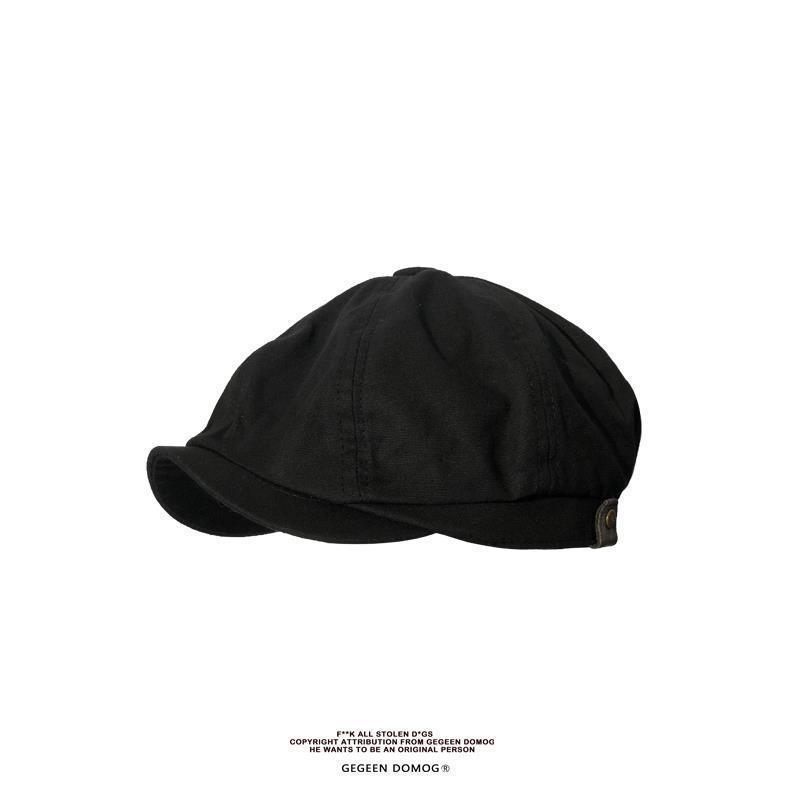 

Men s Adjustable Cotton Newsboy Beret Ivy Cap Cabbie Flat Hat for Outdoor Daily Wear Spring Summer Autumn adjustable 56-59cm