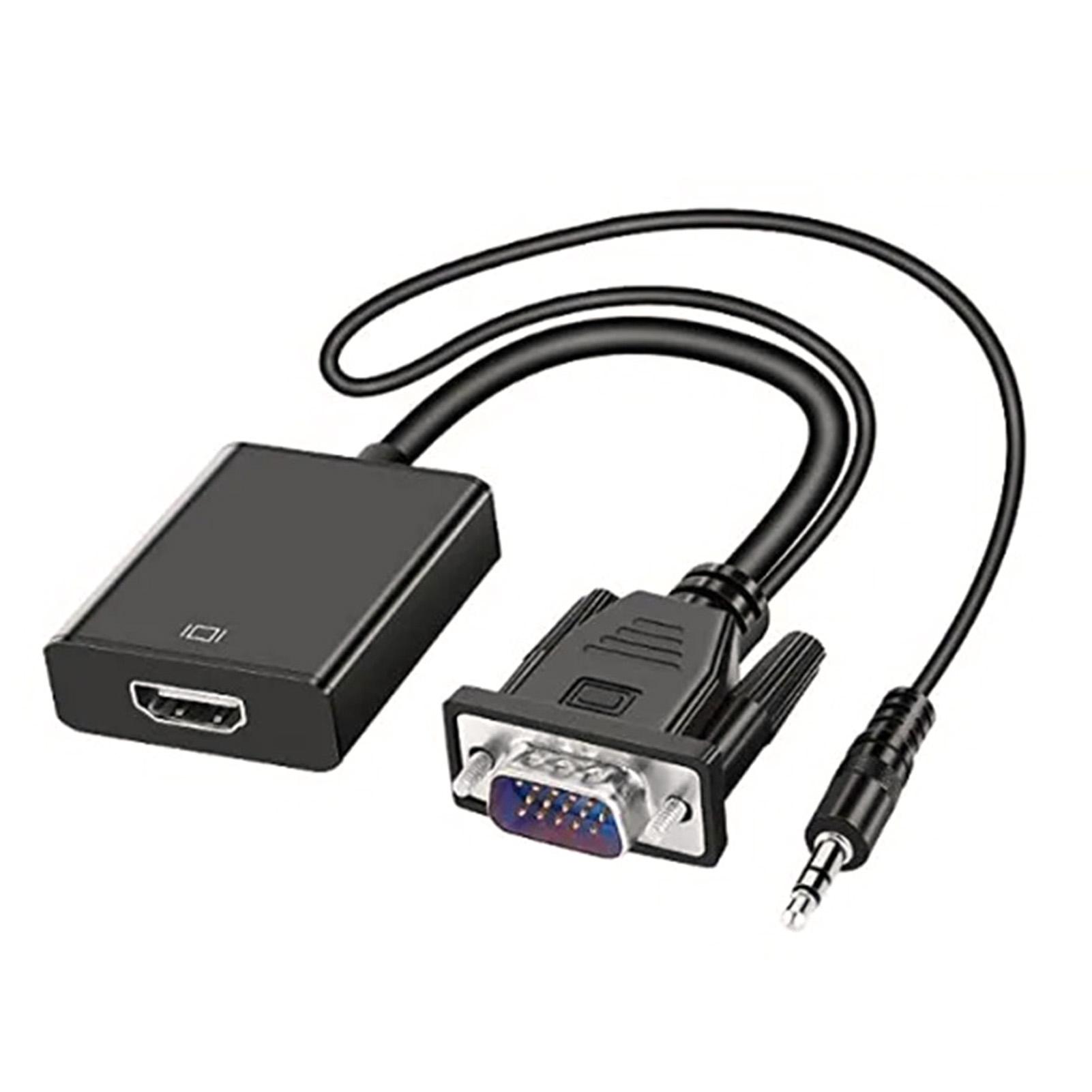 

Преобразователь интерфейса мультимедиа VGA в HD Профессиональный 1080P VGA Кабель-адаптер для ПК, ноутбука, телевизора