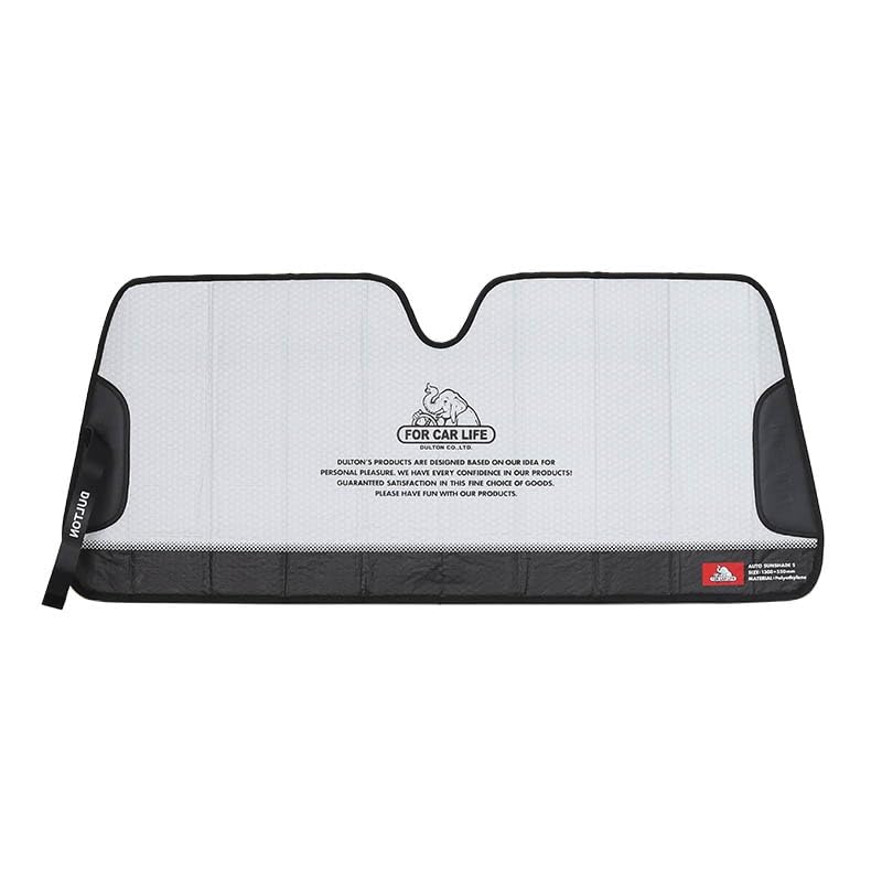 Dulton Auto Sunshade S White FOR CAR LIFE Car Sunshade Sunshade Light Blocking Heat Blocking UV Protection 56cm 130cm Height Width V21-0355S/WT