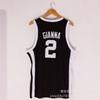 Gigi Bryant Tribute Basketball Jersey Gianna Number 2 Black Cotton Sport Shirt Men Women Adult Winter