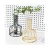 Iron Line Modern Nordic Styles Metal Flower Vase Home Decoration Hydroponic Plant Holder for Tabletop Contemporary Home Décor
