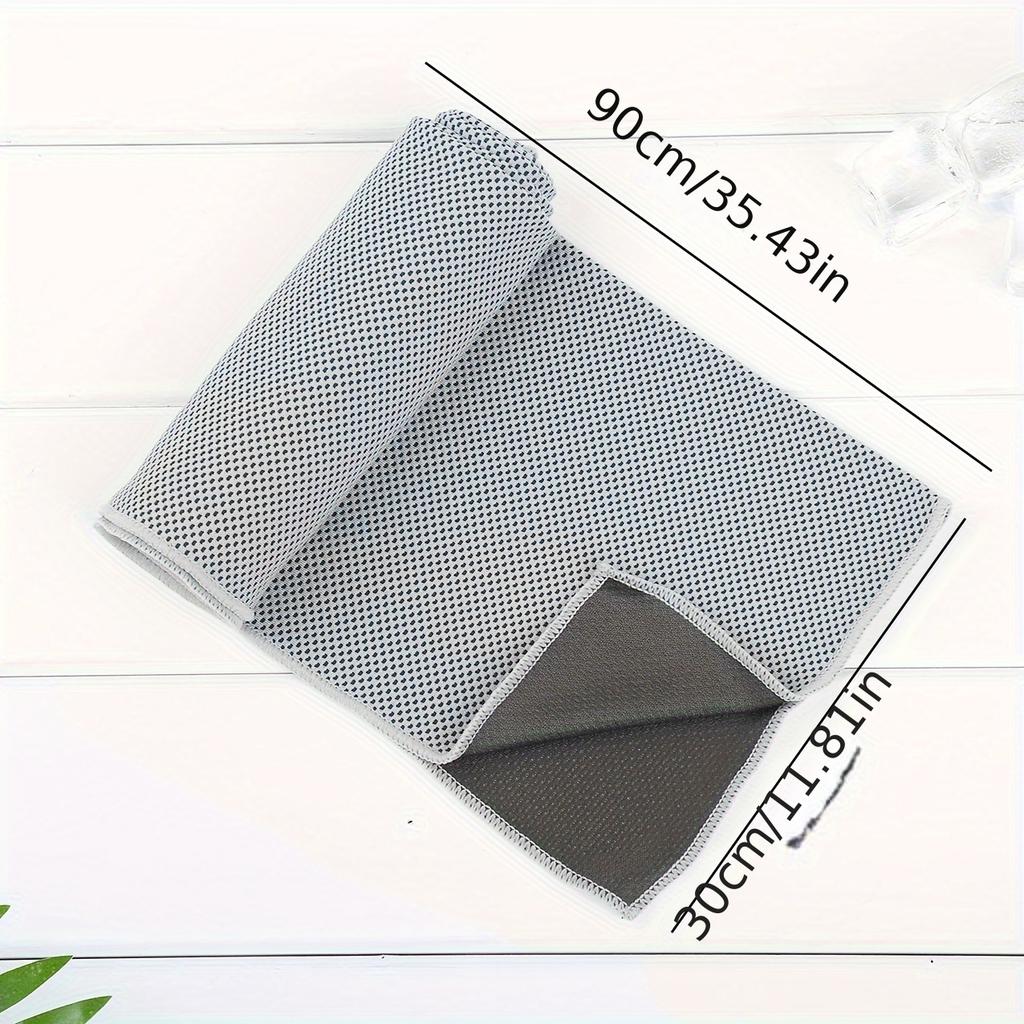 Portátil Mini Silica Gel Set, Toalha Fria, Fibra De Poliéster, Toalha De Resfriamento AO Ar Livre, Fitness Sports, Ginásio, Corr