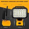 5-inch Outdoor Work Light - 20V Lithium Battery Camping Light Compatible with DeWalt Repair Tools