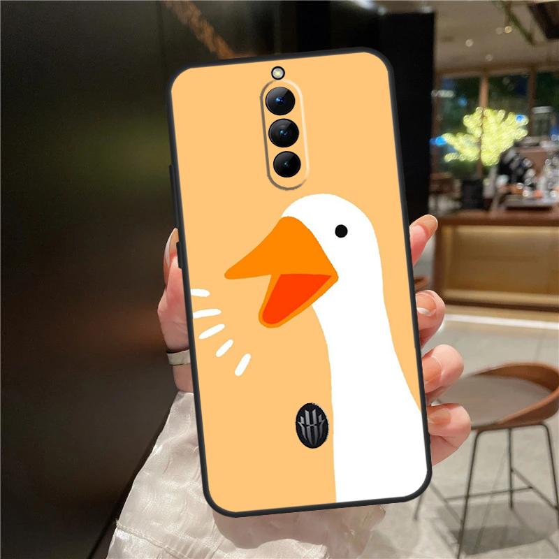 Cartoon Funny Goose Case For ZTE Nubia Red Magic 10S 9S 8S 10 9 8 11 Pro Plus 6 7 6S 7S For RedMagic 10 Air Cover