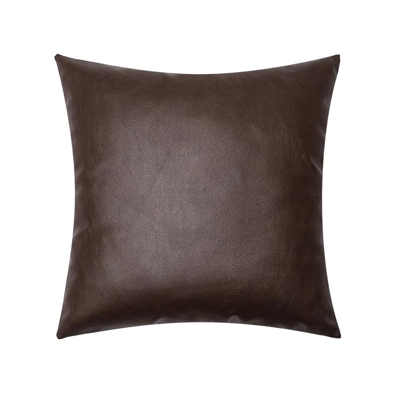 

Новая наволочка из личи-кожи, текстура, многоцветная, легкая роскошь, искусственная кожа, водонепроницаемая, наволочка для диванной подушки в гостиную, подушка для поясницы 30 * 50cm without core