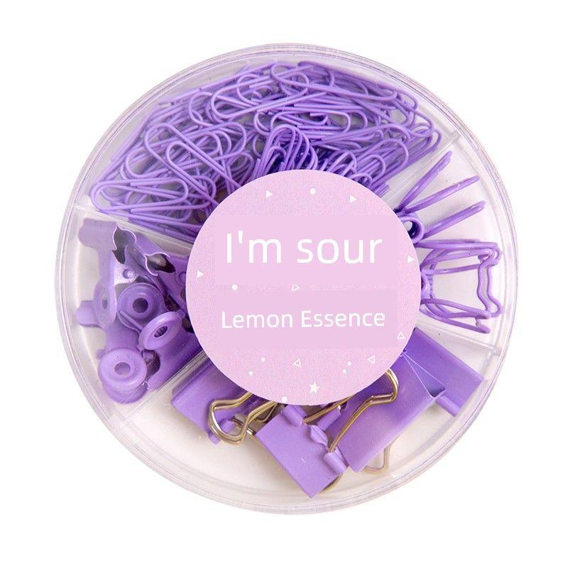 Clip Long Tail Clip Assortment Pack Clip Book Clip Fresh Stationery Ticket Folder Multifunctional Office Clip Folder Organize Folders Small Size