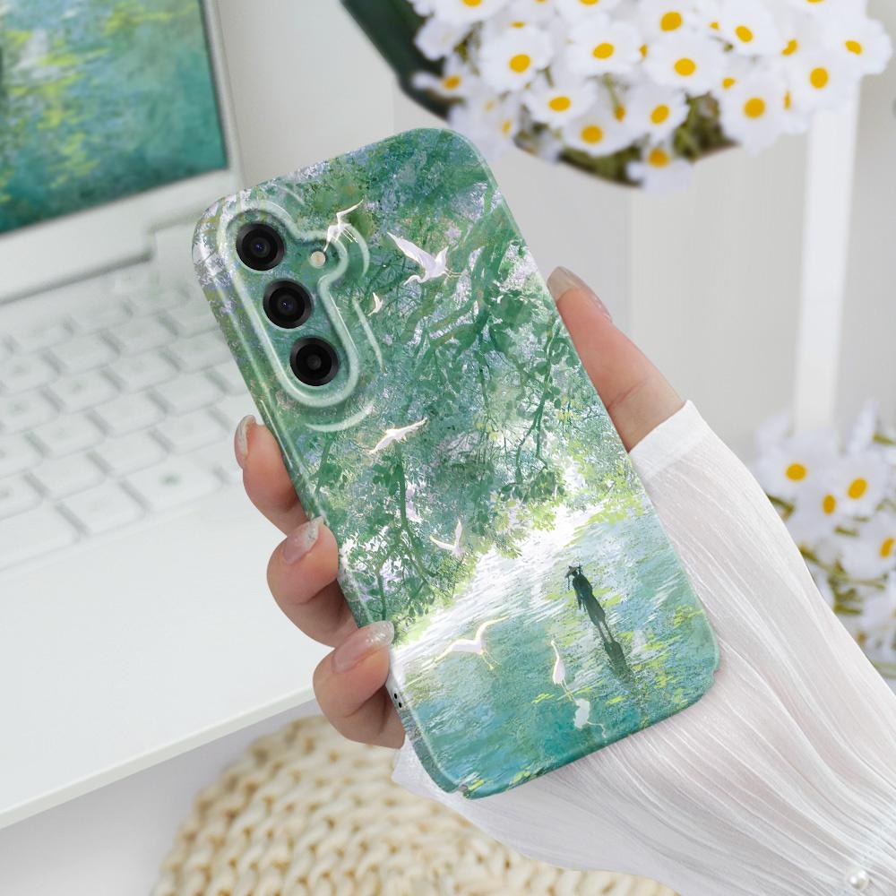 Solitary Traveler Phone Case For Samsung Galaxy A57 A37 A17 A56 A36 A26 A16 A06 A55 A35 A25 A15 A05 4G 5G Film Hard Cover
