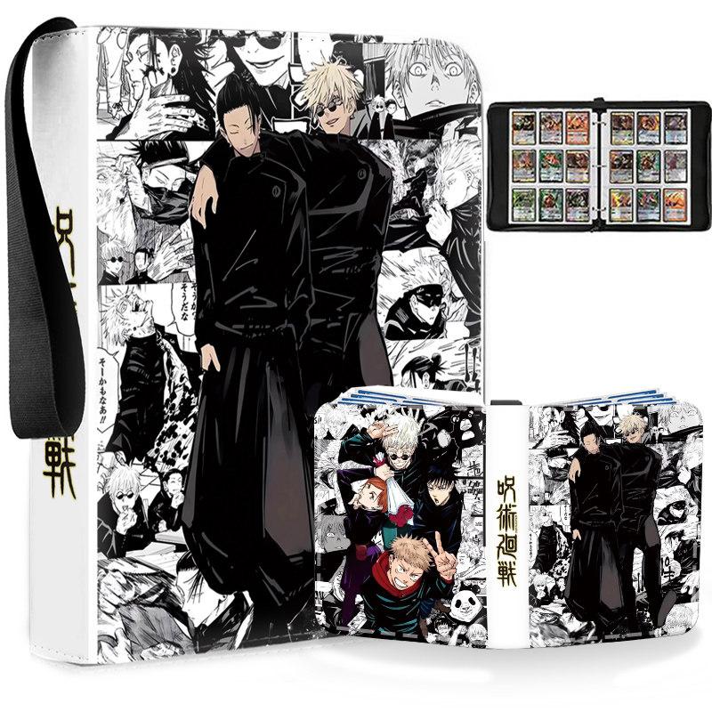 400PCS/900PCS Anime Cartoon Spell Battle Large Capacity Tiger Staff Yuren Gojo Gojo Card Storage Book Children's Festival Gift