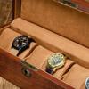 6 Slots Watch Display Case Wooden Watch Storage Box High-end Watch Box With Lock  Gift Box