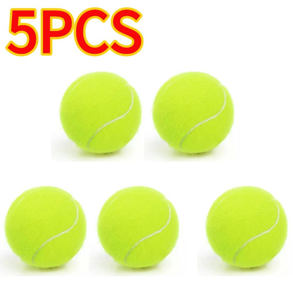 

5/10PCS High Elasticity Tennis Professional Tennis Training Game Ball Outdoor Dogs Bite and Chomp 63mm Tennis Ball