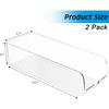 Moretoes 2 Pack Soda Can Organizer for Fridge, Clear Refrigerator Organizer Bins, Soda Can Organizer for Pantry, Kitchen Organizers and Storage