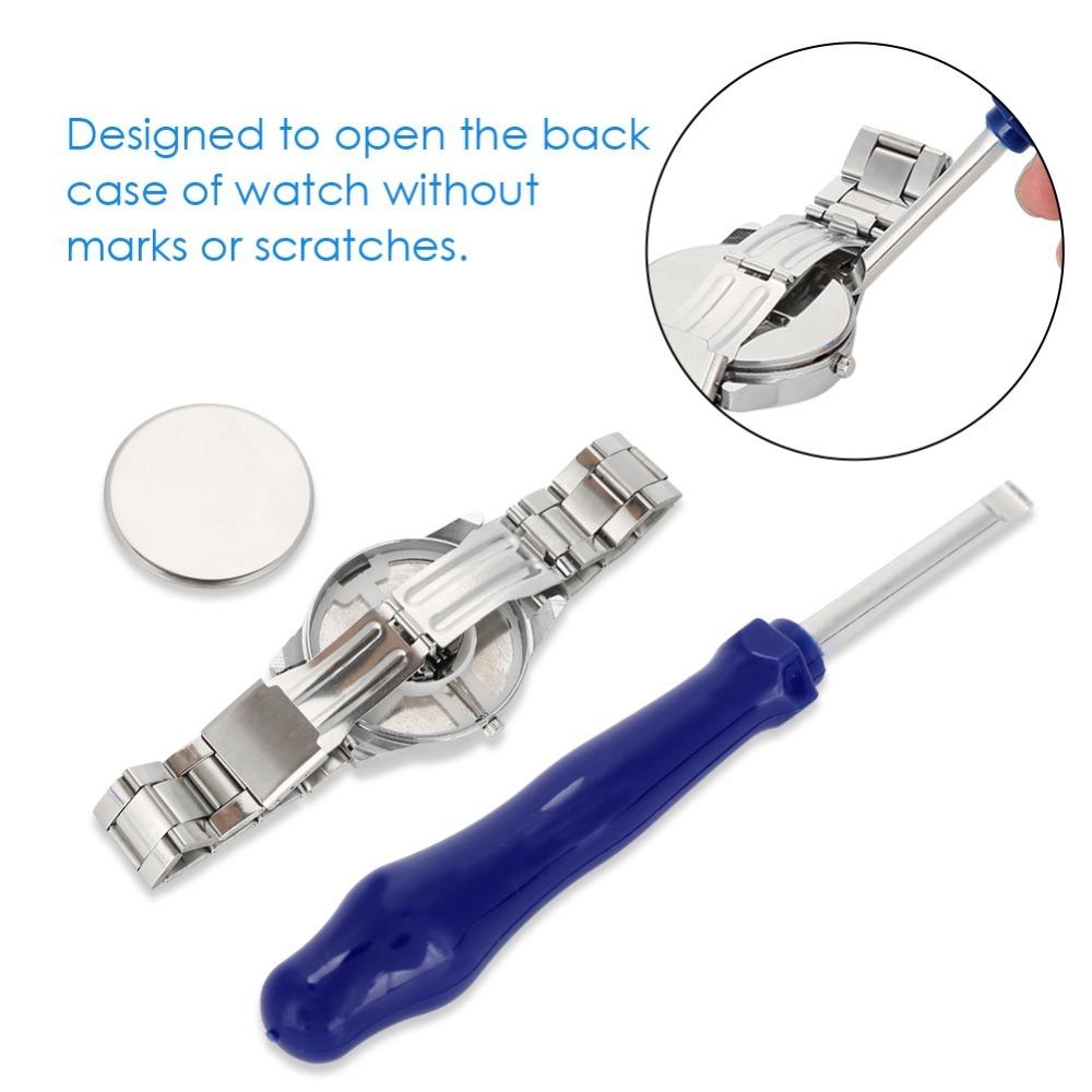 Light Blue, Dark Blue Watch Back Cover Remover Tool Mechanical & quartz watch case opening Dark Blue