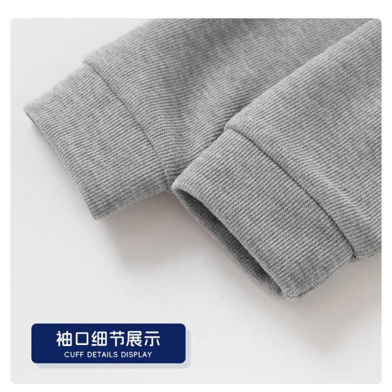 Boys Embroidered Turn Down Collar Patchwork Long Sleeve Casual Kids Sweatshirt