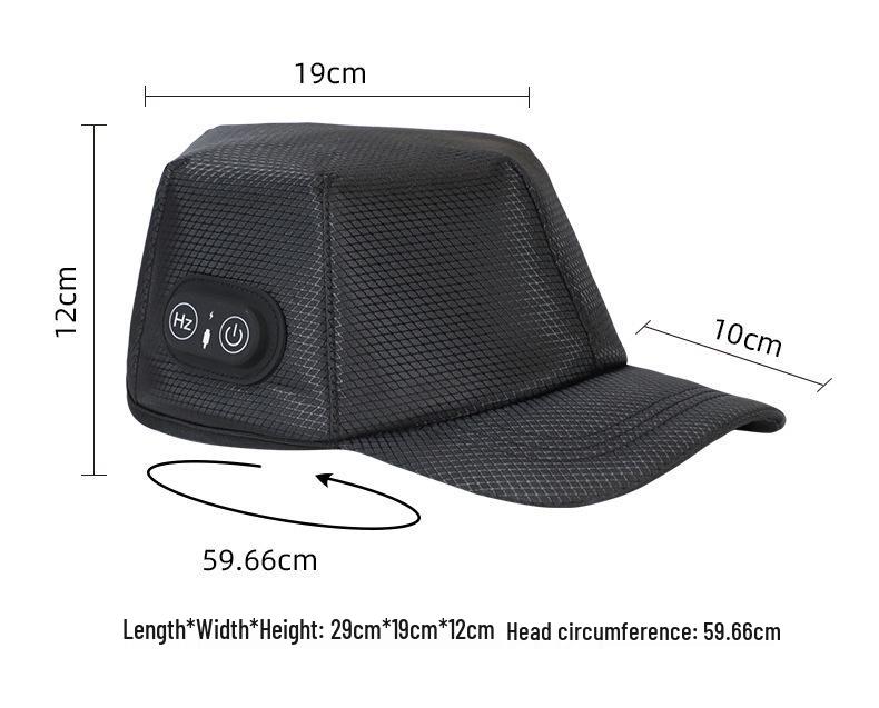 Rechargeable Red LED Hair Growth & Health Cap - 100 LEDs, Three-Speed Adjustment