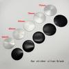 4Pcs 3D Aluminum Car Wheel Center Caps Stickers 56mm 60mm 65mm 70mm 75mm Car Rim Hubcap Cover Decal Accessories