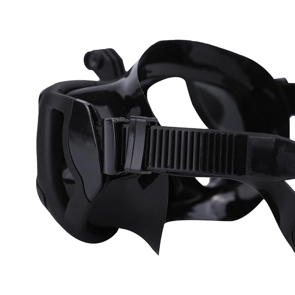 4 Colors Tempered Glass Lens Flexible Silicone Diving Face Shield For Adult