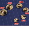 Round Black Suit Buttons High-End Resin Clothes Coat Coat Trench Coat Buttons Versatile Sweater Children'S Buttons