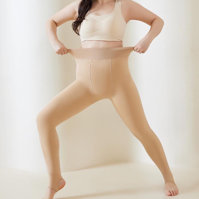Pearl Velvet Base Layer Pants: Warm, Thick, Elastic One-Piece for Women, 300-400g