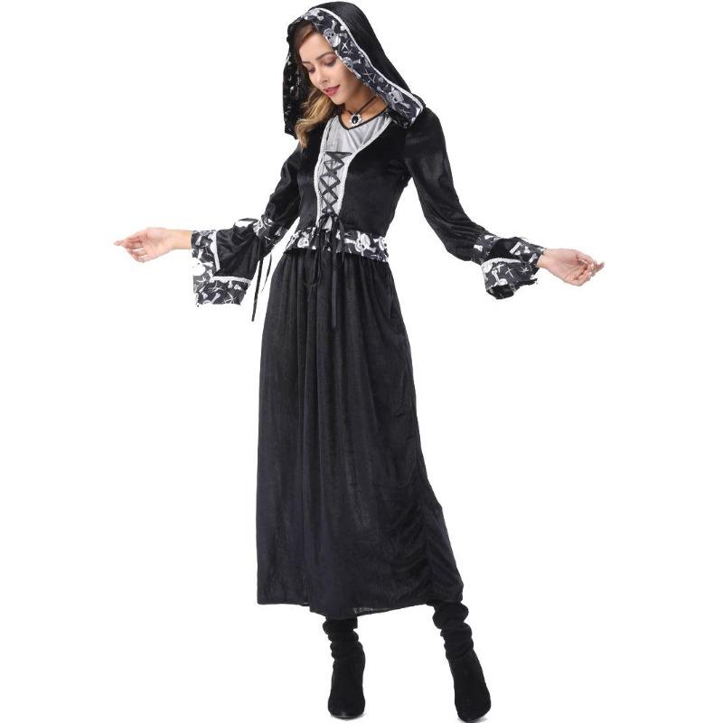 

ale and female couples costumes, skeleton grim reaper vampire costumes cospay witch costumes, halloween costumes XL