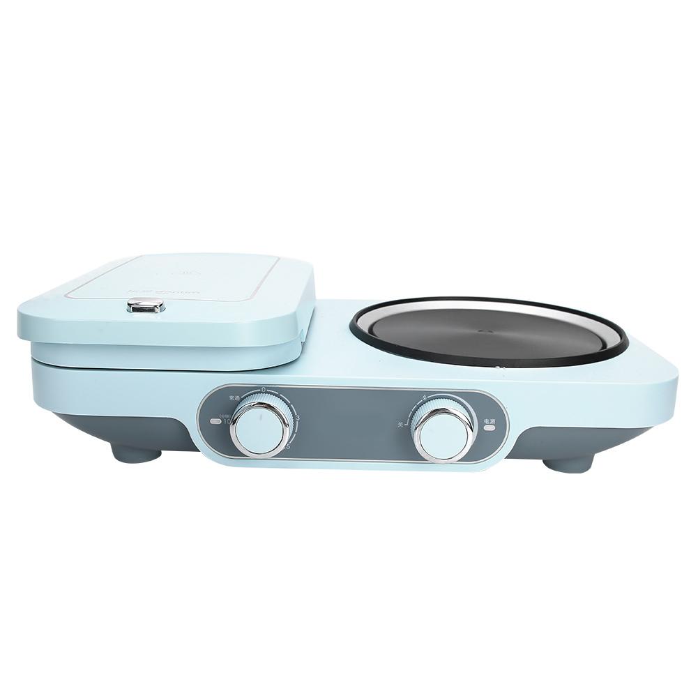 Blue Sandwich Breakfast Making Machine Multifunctional Waffle Maker