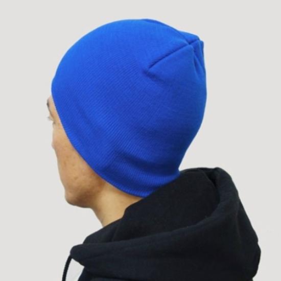 Otto Single Solid Cotton Knit Cap (Maroon/Wine)