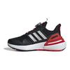 adidas RapidaSport Bounce BOA K Svart Skarlagen Barnesneakers Kjerne-Svart Sølv-Metallisk Bedre-Skarlagen ID3388