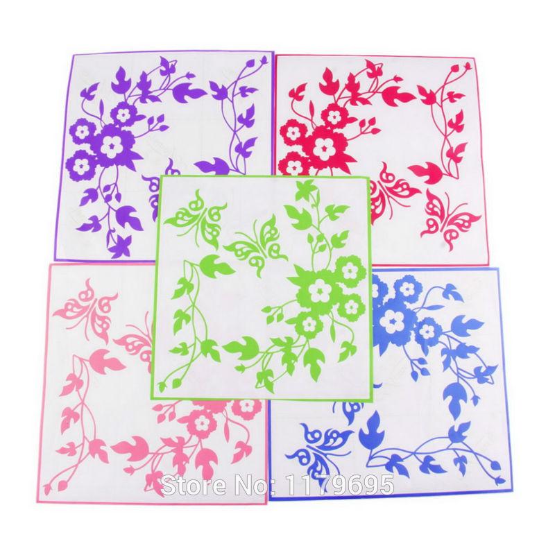 Purple Flower Butterfly Wall Sticker Bathroom Toilet Decor Living Room Cabinet Home Decoration Decals Beautify Self Adhesive Mur