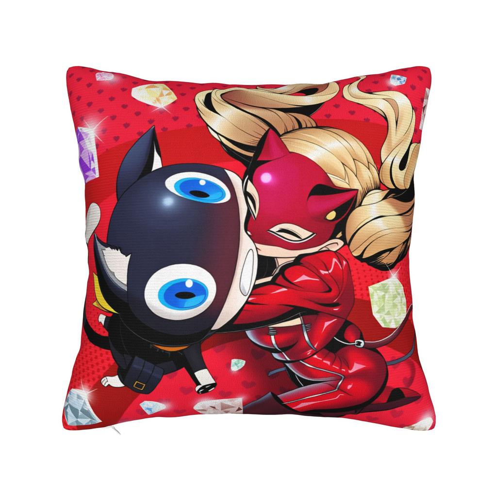 Pillow Case Atlus P-Personas 2 Fanart Custom Pillow Cover For Chair Sofa Home Decor Novelty Pillowcases