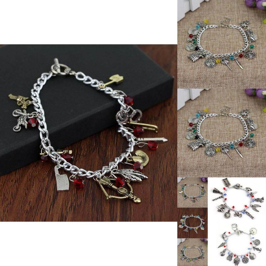 Suicide Squad Walking Dead Supernatural Doctor Who Jewelry Bracelet With Electroplated Alloy For Fans And Giftgiving