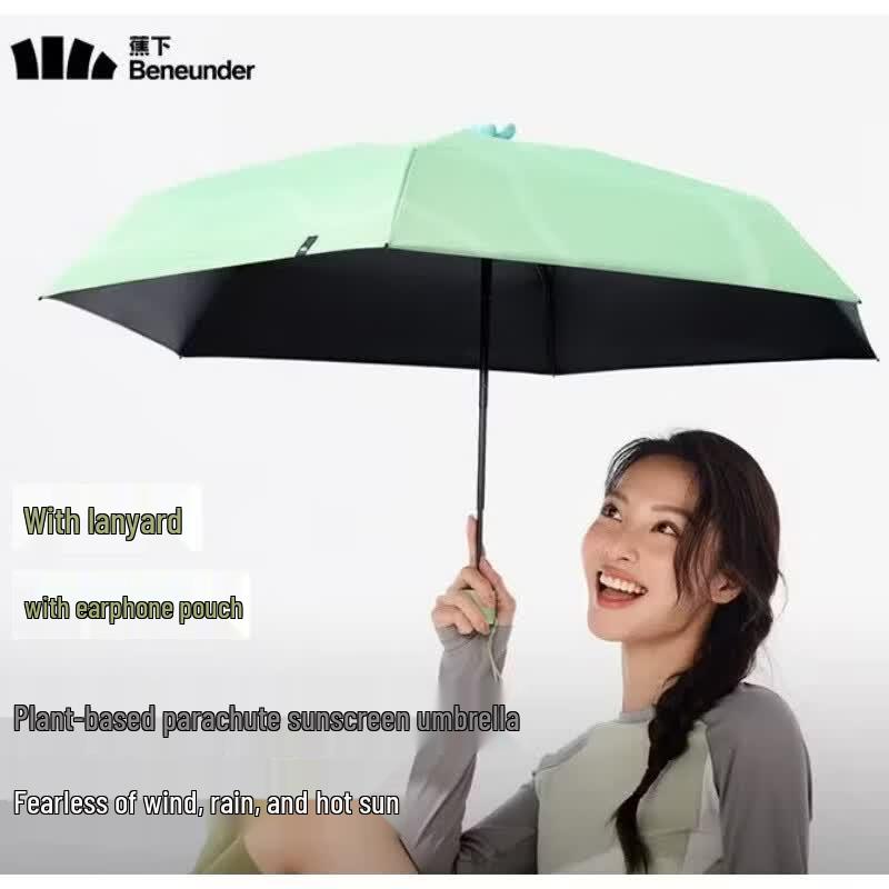 Beneunder UV Protection 5-Fold Sun/Rain Umbrella