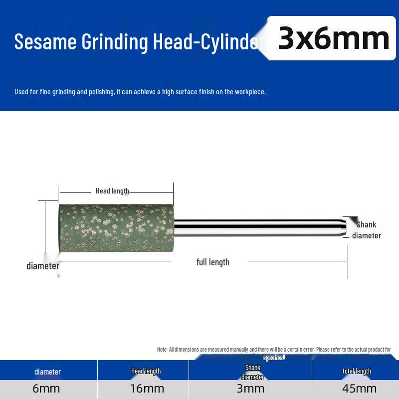 Sesam-Polierkopf für elektrische Schleifmaschinen: Jade Stein Gummi Schleifscheibe